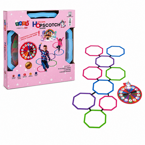 Kats Unicorn Hopscotch Junior with Spinner (6-10 Years)