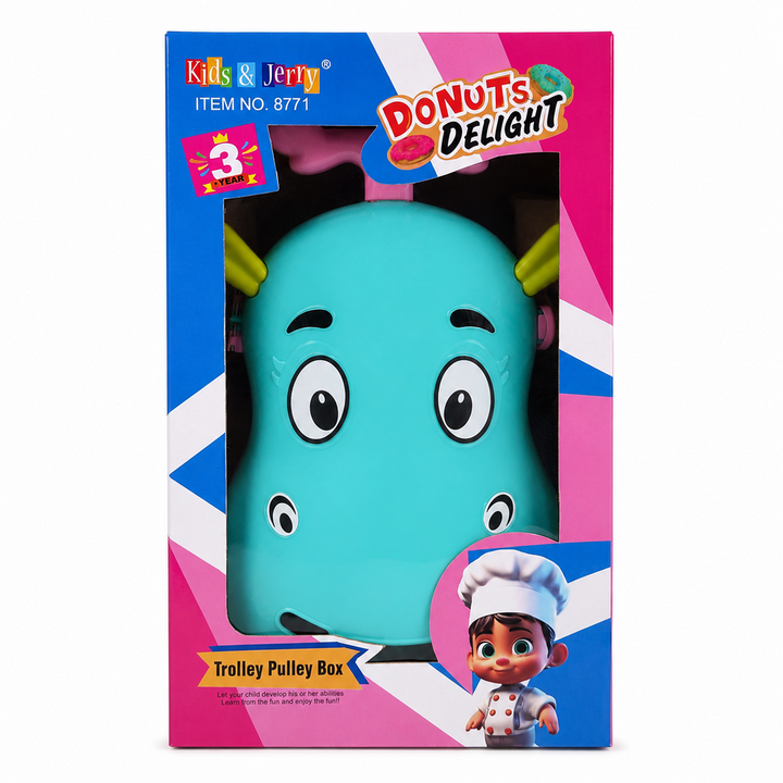 UA Toys Donuts Delight Pretend Playset in Trolley Pulley Box