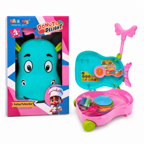 UA Toys Donuts Delight Pretend Playset in Trolley Pulley Box