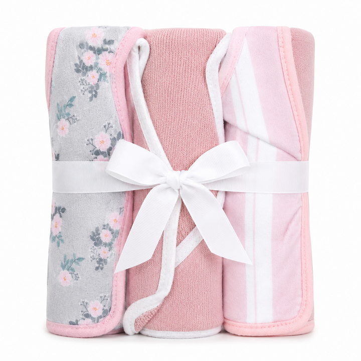 Mee Mee Pack of 3 Baby Towel with Hood Gift Sets