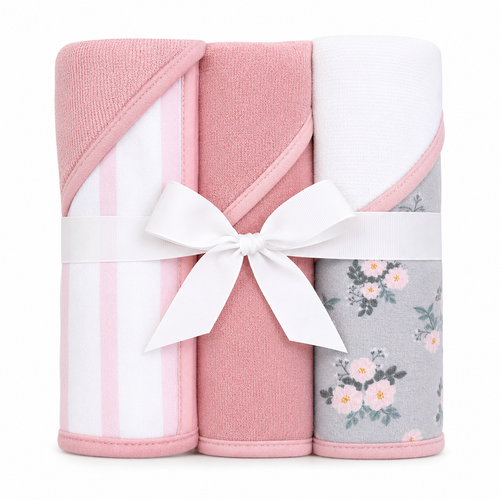 Mee Mee Pack of 3 Baby Towel with Hood Gift Sets