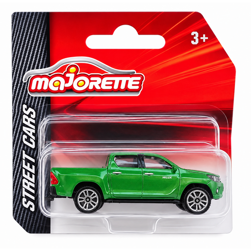 Original Licensed Majorette Street Cars Toyota Hilux Revo Diecast Car | 1:64 Scale Collectible Miniature Vehicle