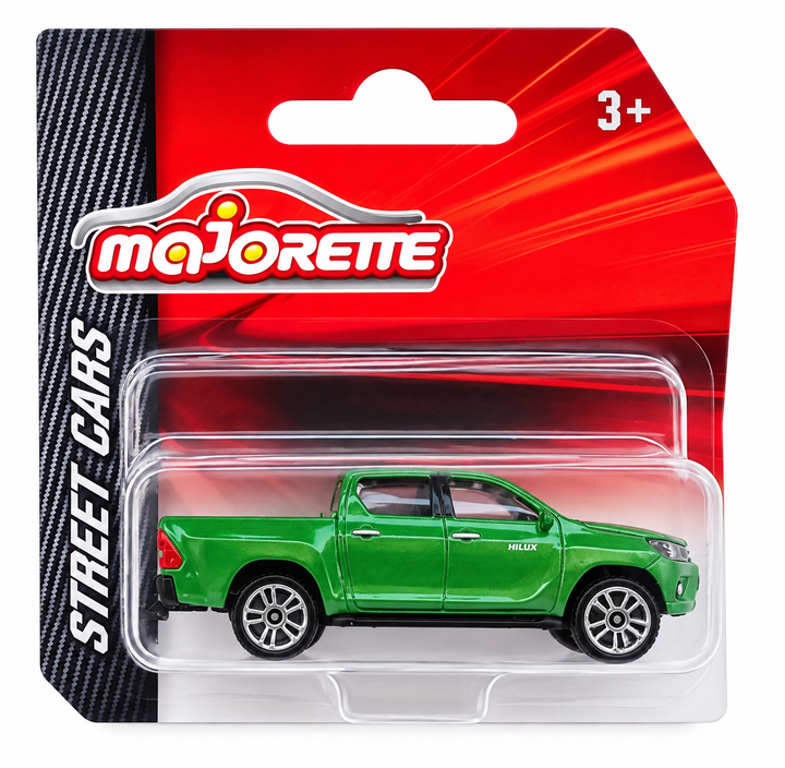 Original Licensed Majorette Street Cars Toyota Hilux Revo Diecast Car | 1:64 Scale Collectible Miniature Vehicle
