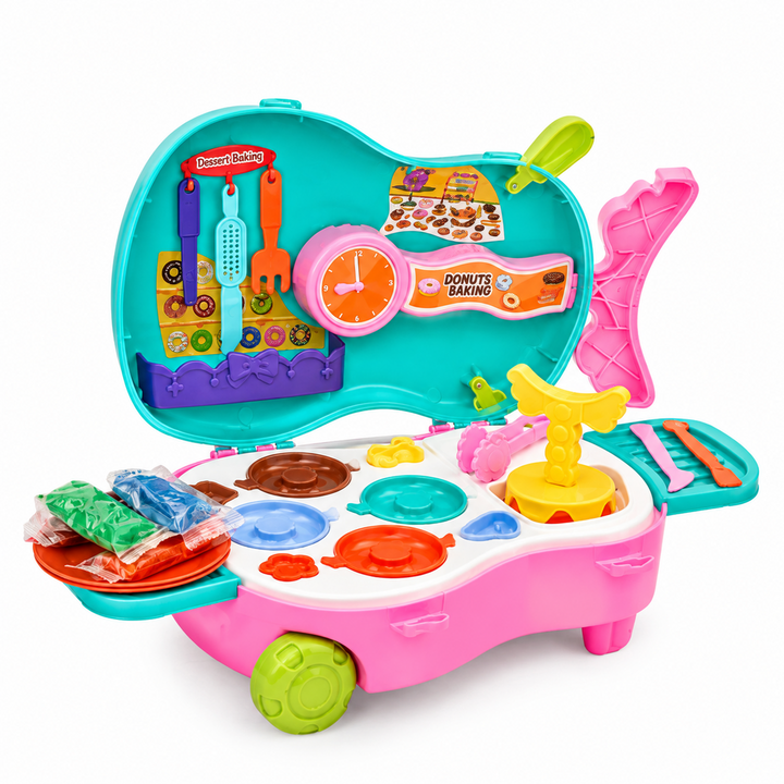 UA Toys Donuts Delight Pretend Playset in Trolley Pulley Box