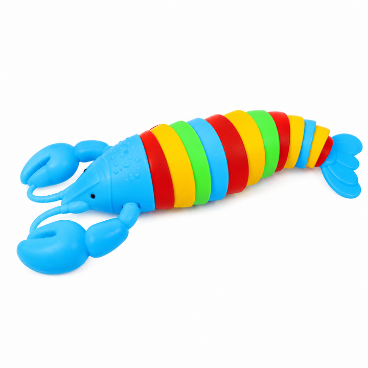 FunBlast Slug Fidget Toy for Kids | Flexible Jointed Sensory Toy for Kids | Lobster