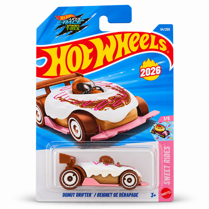 Set of 3 Hot wheels [HW 468] - Mini JCW Electric, Donut Drifter / Beignet De Derapage, 1963 Ford Galaxie