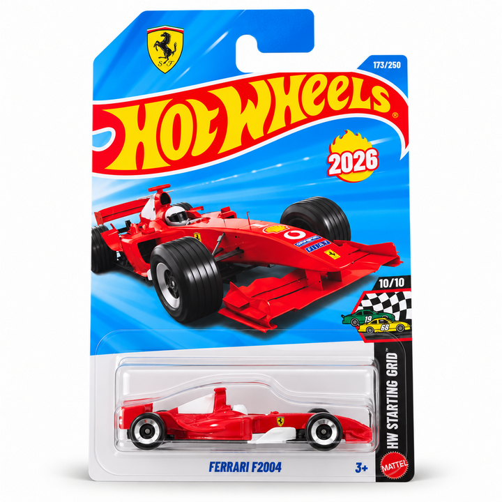 Set of 3 Hot wheels [HW 471] - Kei Swap, Farrari F2004, '68 Mercury Cougar