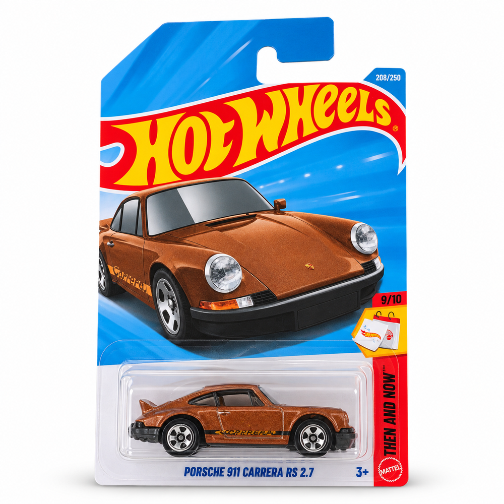 Set of 3 Hot wheels [HW 473] - Porsche 911 Carrera RS 2.7, Bone Shaker, Toyota Prius Custom / Personnalise