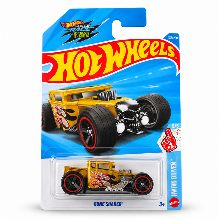 Set of 3 Hot wheels [HW 473] - Porsche 911 Carrera RS 2.7, Bone Shaker, Toyota Prius Custom / Personnalise