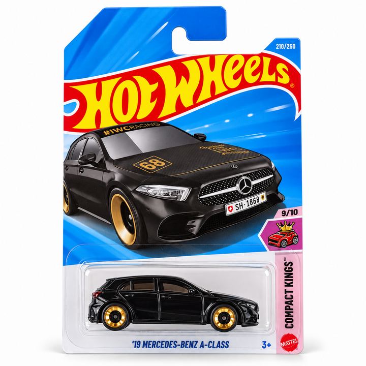 Set of 3 Hot wheels [HW 485] - Ford Model A Custom/ Personnalise '31, '19 Mercedes- Benz A-Class, Mid Mill