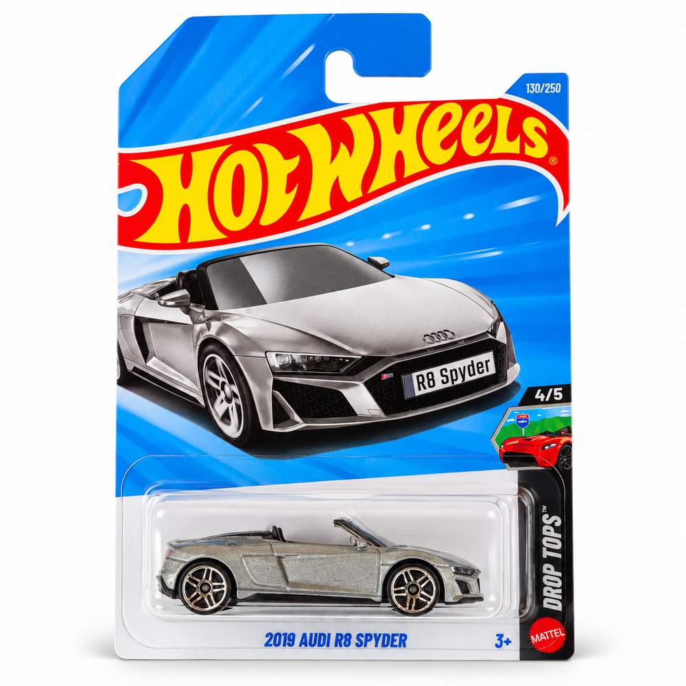 Set of 3 Hot wheels [HW 486] - Lucid Air, 2019 Audi R8 Spyder, '65 Mercury Comet Cyclone