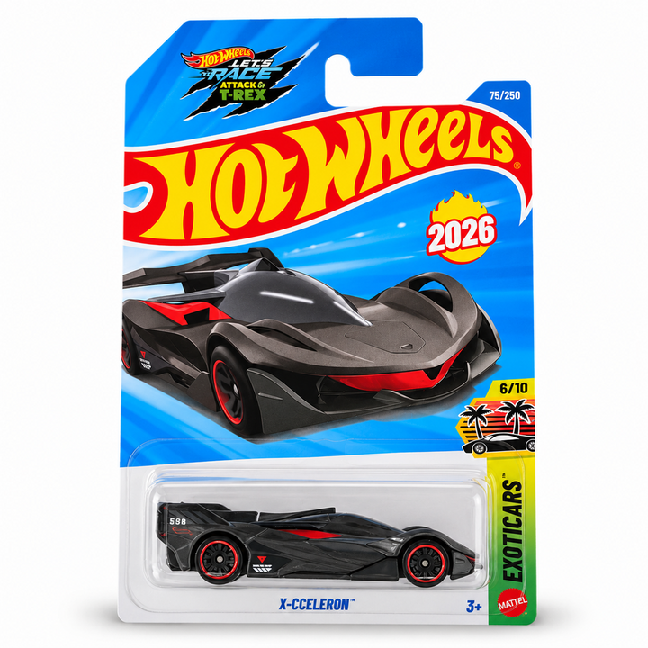 Set of 3 Hot wheels [HW 477] - Party Wagon, '85 Honda City Turbo II, X-Cceleron