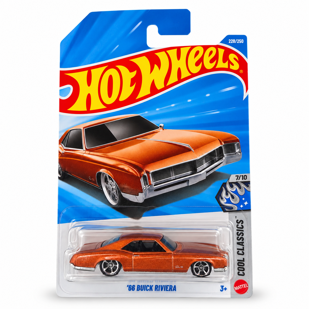 Set of 3 Hot wheels [HW 478] - '66 Buick Riviera, Screamliner, Tooned Purple Passion