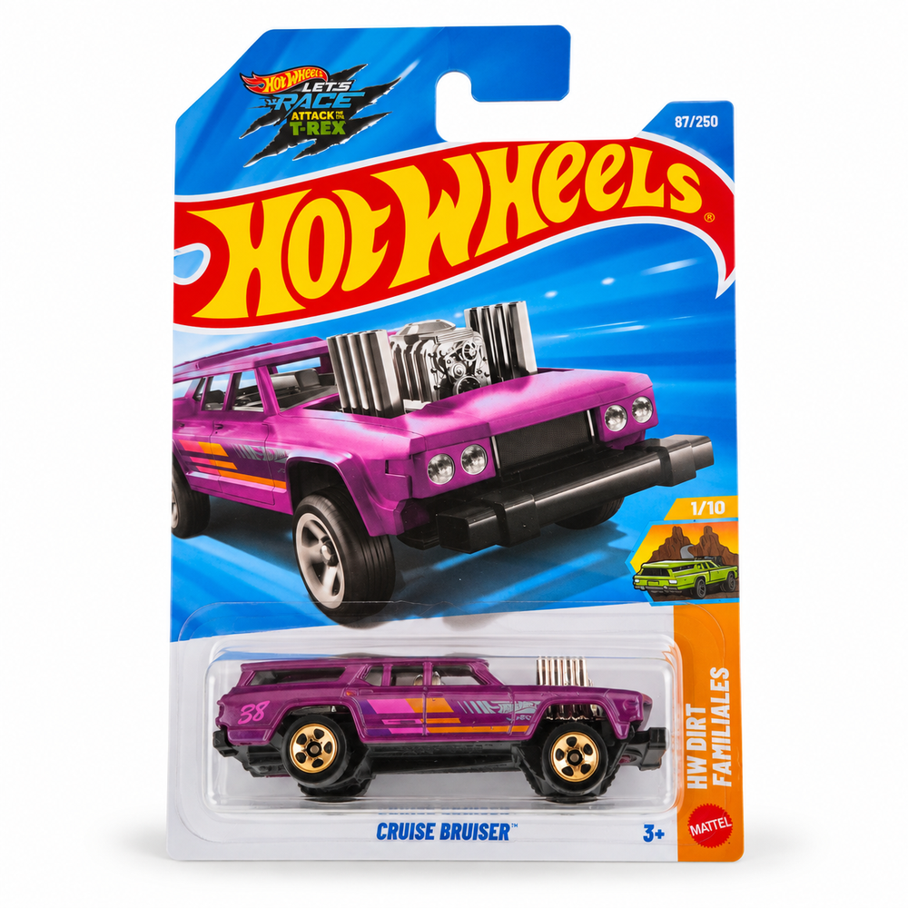 Set of 3 Hot wheels [HW 481] - Cruise Bruiser, 1972 Datsun Sunny Coupe, Mazda RX-7