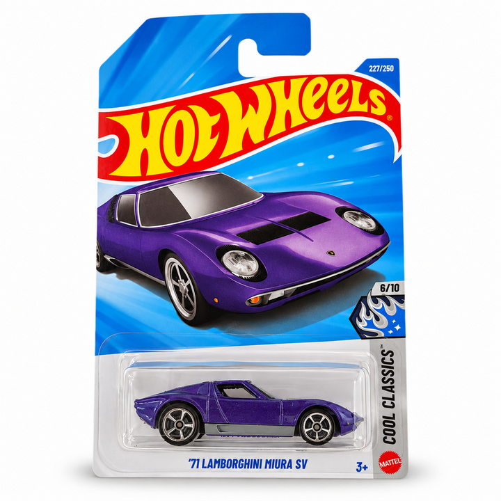Set of 3 Hot wheels [HW 483] - Uncertain-T, Polestar, '71 Lamborghini Mura SV