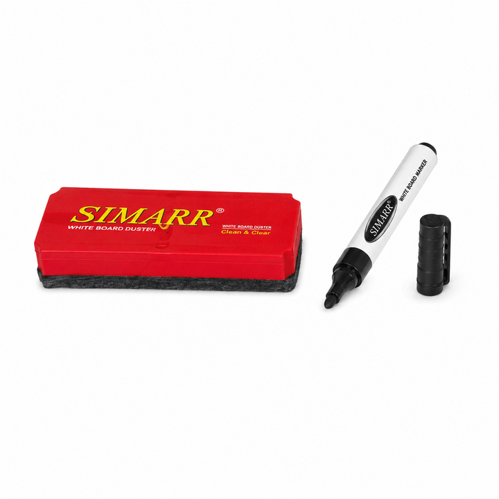Simarr 2-in-1 Unicorn Drawing Board with Marker & Blackboard