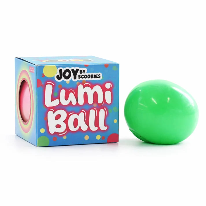 Scoobies Lumi Ball – Glow in the Dark Sensory Ball | Squishy Fidget Stress Buster for Kids