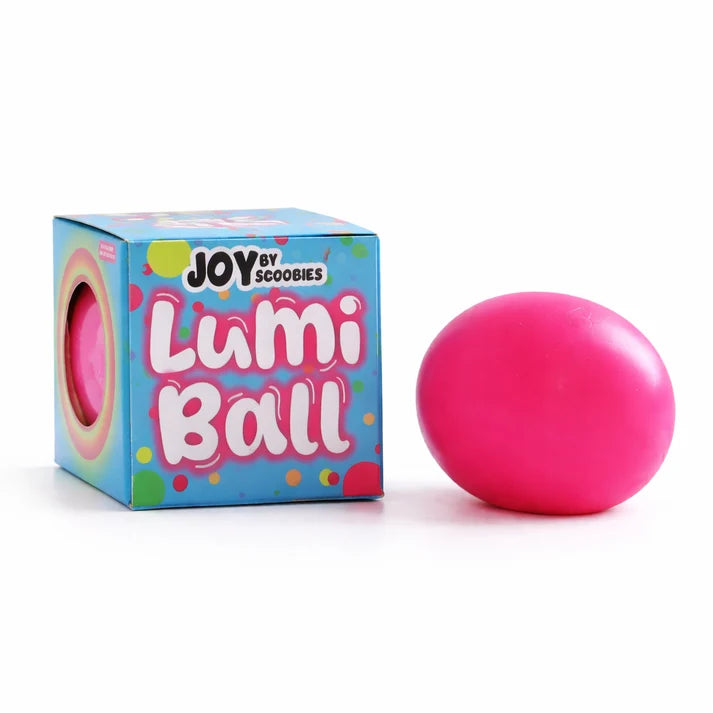 Scoobies Lumi Ball – Glow in the Dark Sensory Ball | Squishy Fidget Stress Buster for Kids