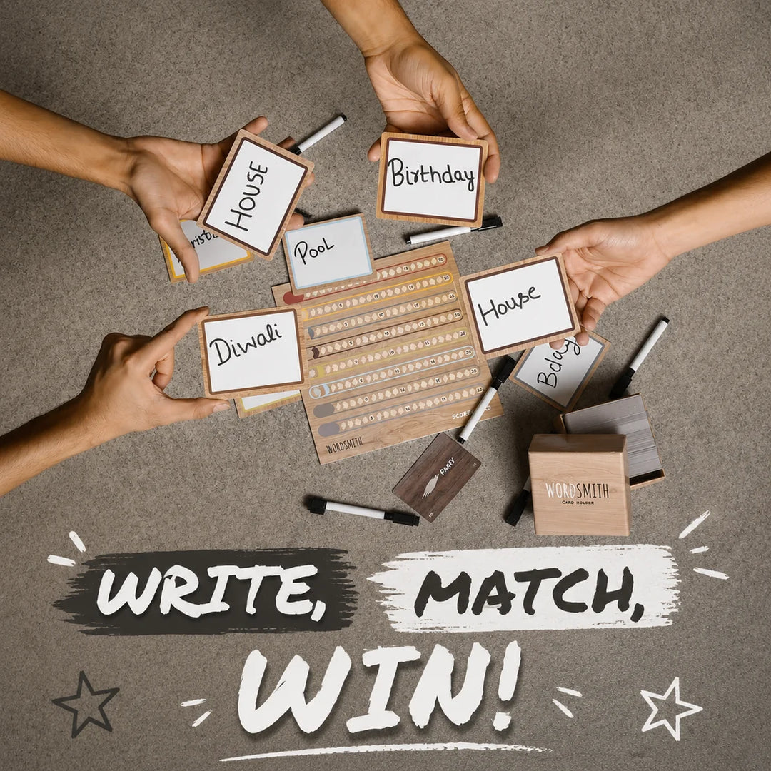 Adeloft Wordsmith Word Matching Party Game | Think Alike Family & Friends Game | 3–8 Players