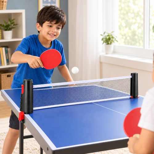 MUREN Adjustable Table Tennis Ping Pong Net | Portable Retractable Universal Clamp