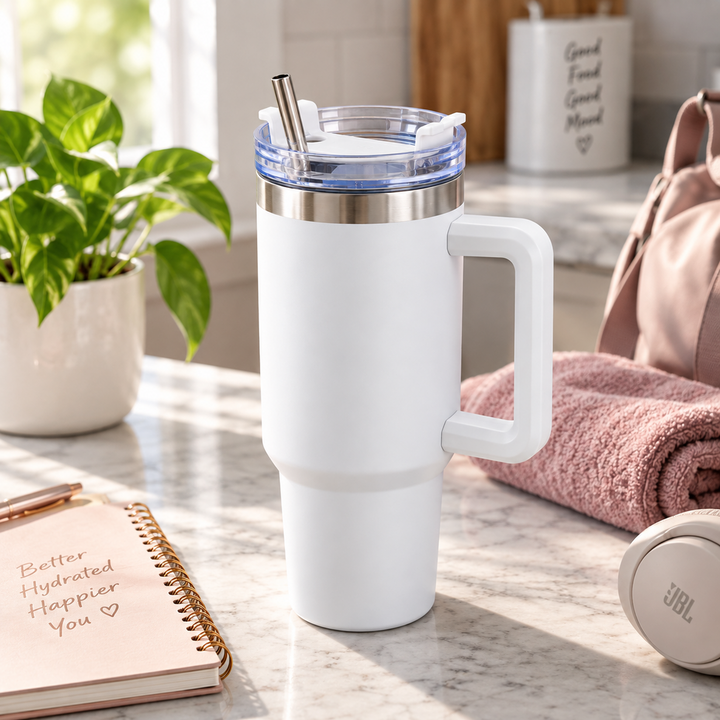 Tumbler with Lid & Straw - 1.2L (8 Years till Grown Ups) | Assorted Colors
