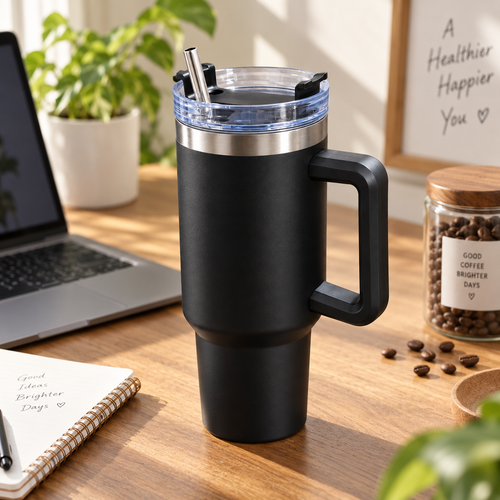 Tumbler with Lid & Straw - 1.2L (8 Years till Grown Ups) | Assorted Colors