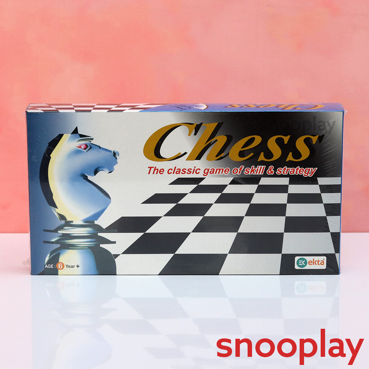 Ekta Deluxe Chess Set - Strategic Board Game (6 Years till Grown Ups)