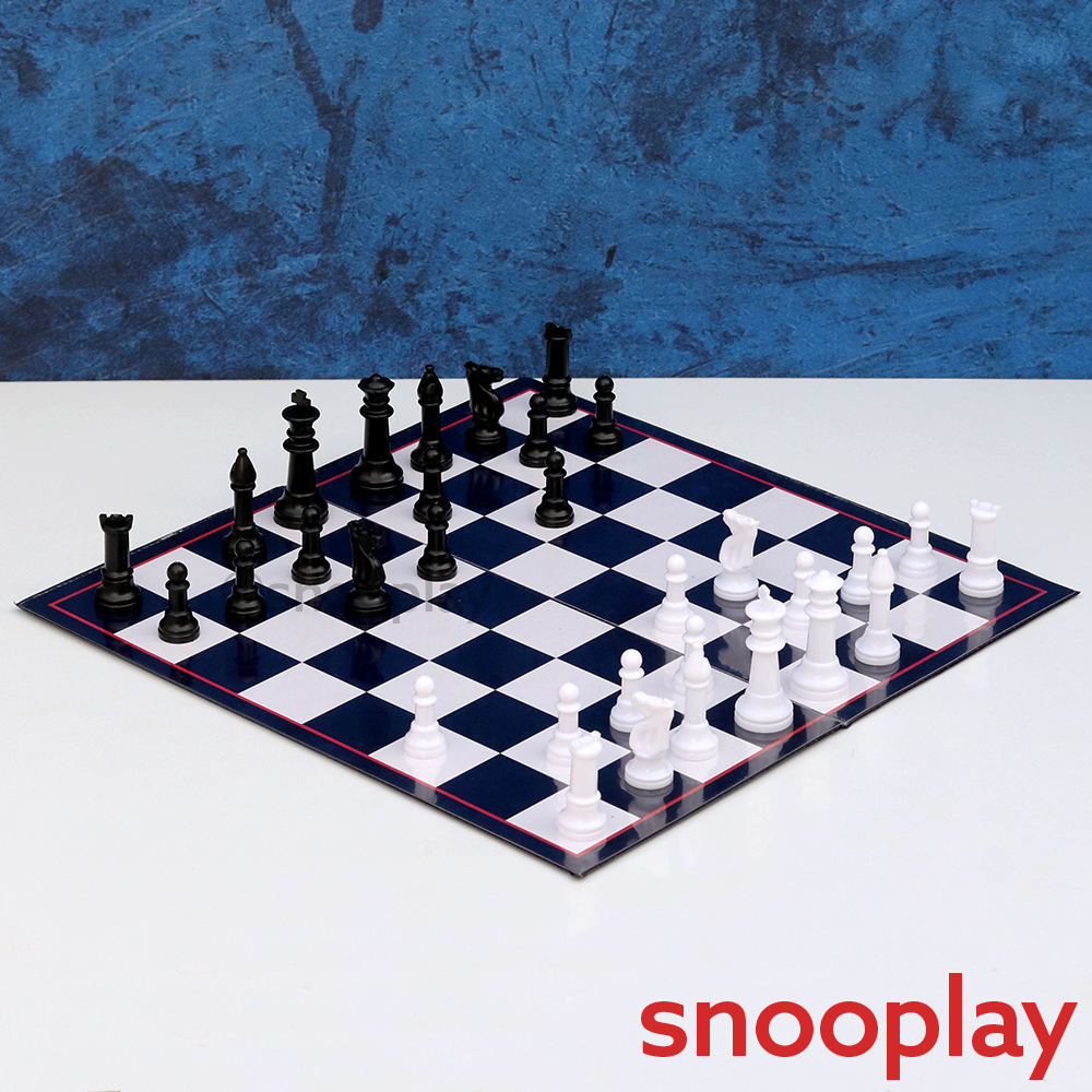 Ekta Deluxe Chess Set - Strategic Board Game (6 Years till Grown Ups)