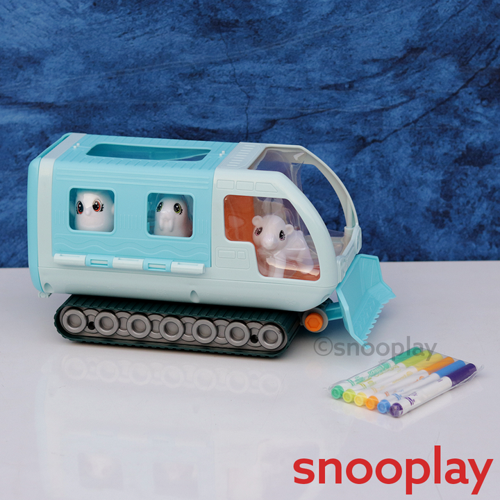 Crayola Scribble Scrubbie Snow Explorer - Little Pets with Washable Markers (3-6 Years)