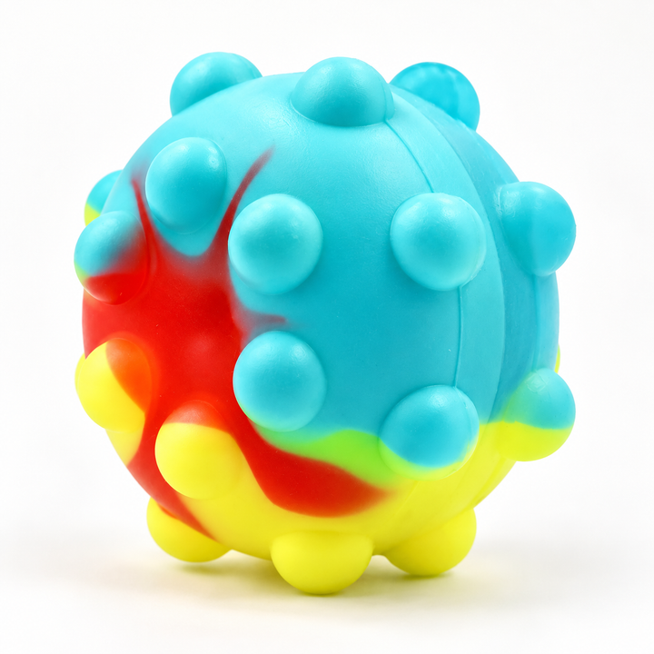 Chanak Pop It Fidget Ball with LED Light for Kids | Silicone Sensory Stress Relief Toy
