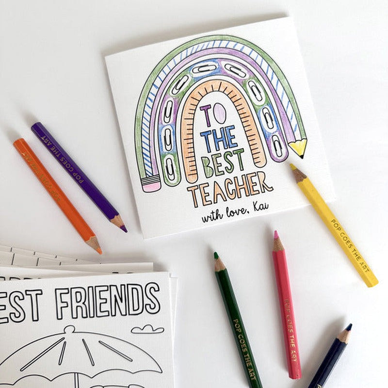 Personalized Colour-In Greeting Cards | COD Not Available