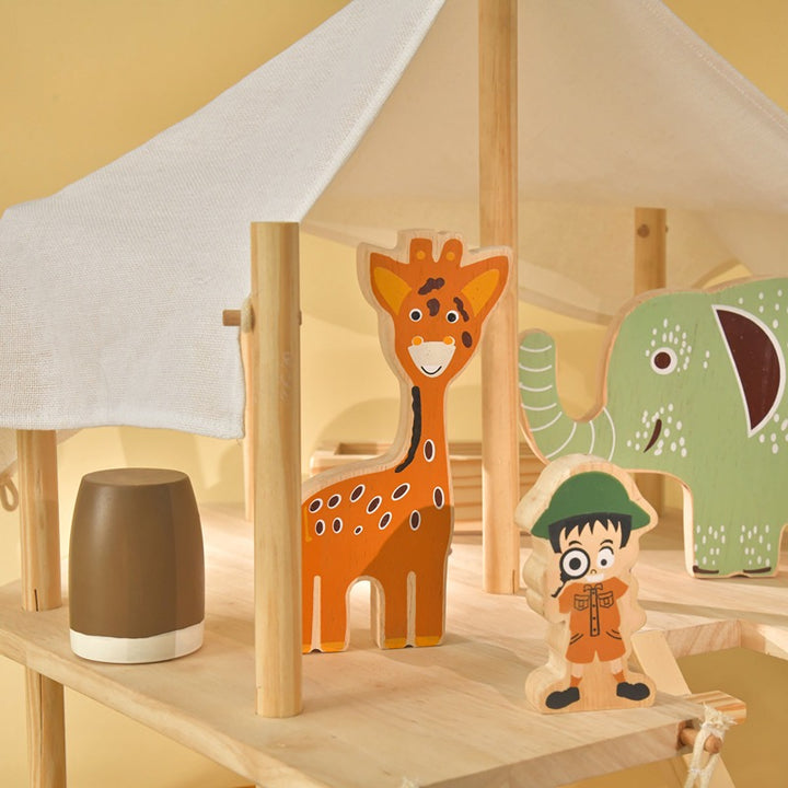 Imaginative Jungle Safari Playset: Wooden Adventure (2-6 Years)