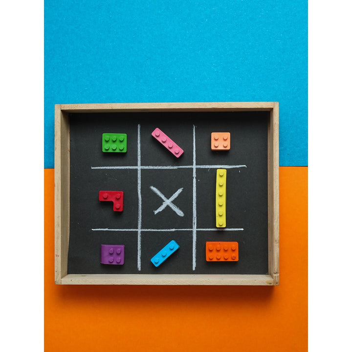 Lego Block Crayons set of 8