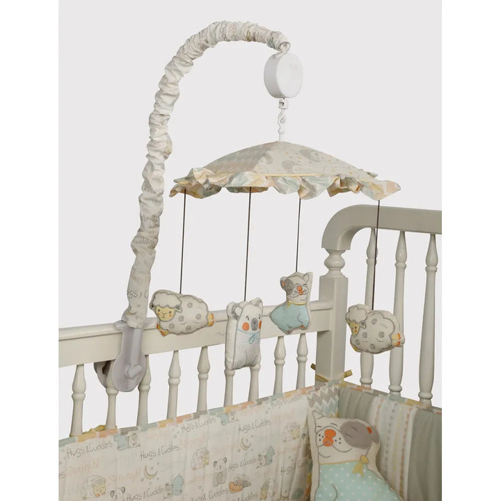 Abracadabra Cot Handle - Musical Mobile Sleepy Friends