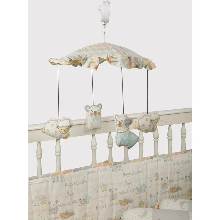 Abracadabra Cot Handle - Musical Mobile Sleepy Friends