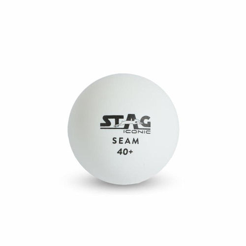STAG ICONIC Pack of 6 Seam Table Tennis Ball - Orange (9 Years till Grown Ups)