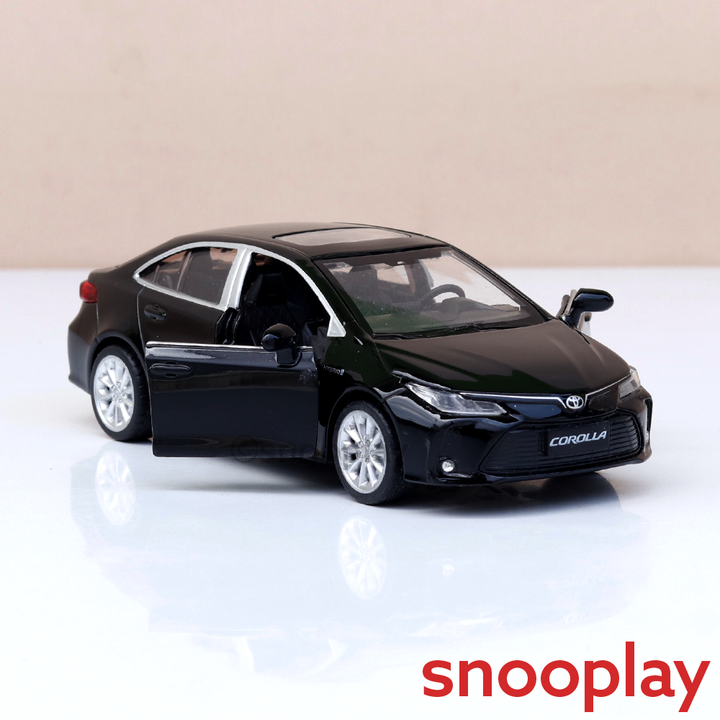 Metal Speed Zone Original Toyota Corolla Hybrid Licensed Diecast Car with Openable Doors | 1:26~1:38 Scale (14 Years till Grown Ups)
