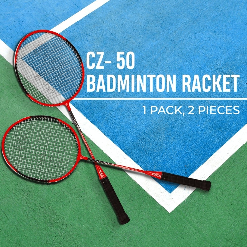 Cosco CZ-50 Badminton Racket Set (9 Years till Grown Ups)