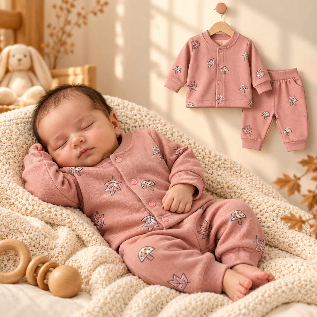 I Bears Interlock Knit Full Sleeves Co-Ords Vest & Pant Set (Unisex)