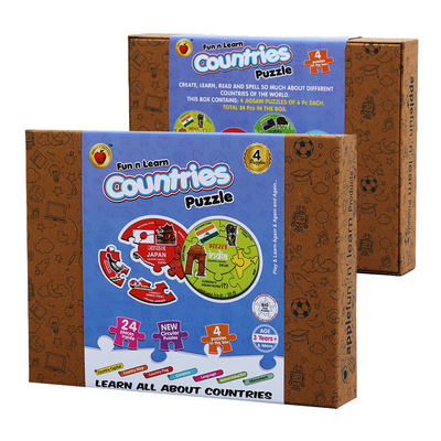 Fun n Learn Countries Puzzle - 24 PCS