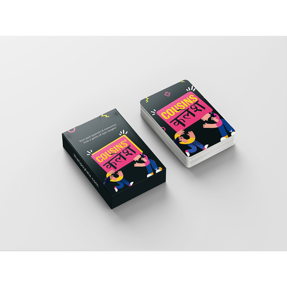 The Tipsy Tales Cousin Kalesh Fun Dares & Questions Card Game (13 Years till Grown Ups)