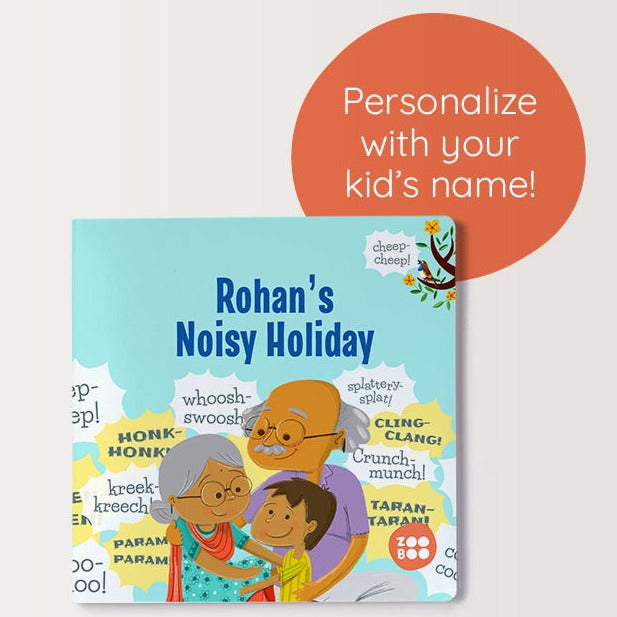 Personalised Story Book - Noisy holiday (COD Not Available)