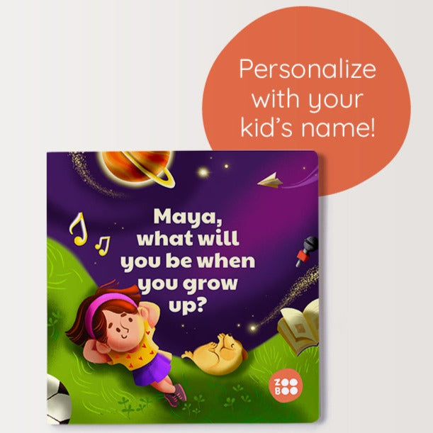 Personalised Story Book - What will you be when you grow up? (COD Not Available)