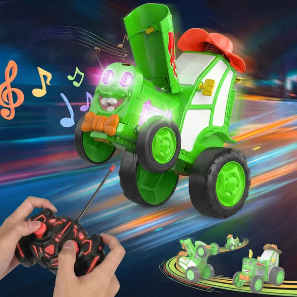 Kidology Jumping RC Tractor Toy | Fun Interactive Farm Vehicle Toy for Kids