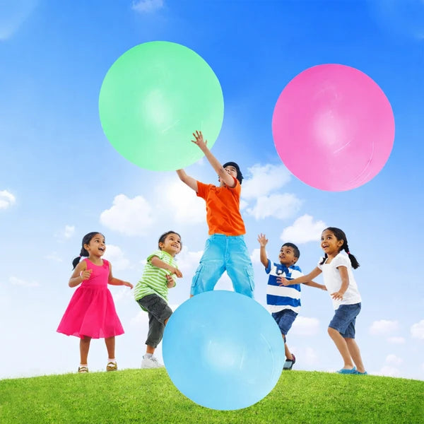 Kidology Bubble Balloons Inflatable Outdoor Ball | Fun Bouncy Play Ball for Kids