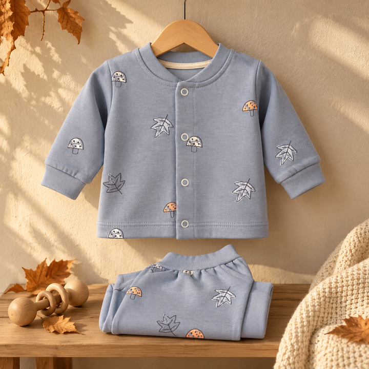 I Bears Interlock Knit Full Sleeves Co-Ords Vest & Pant Set (Unisex)