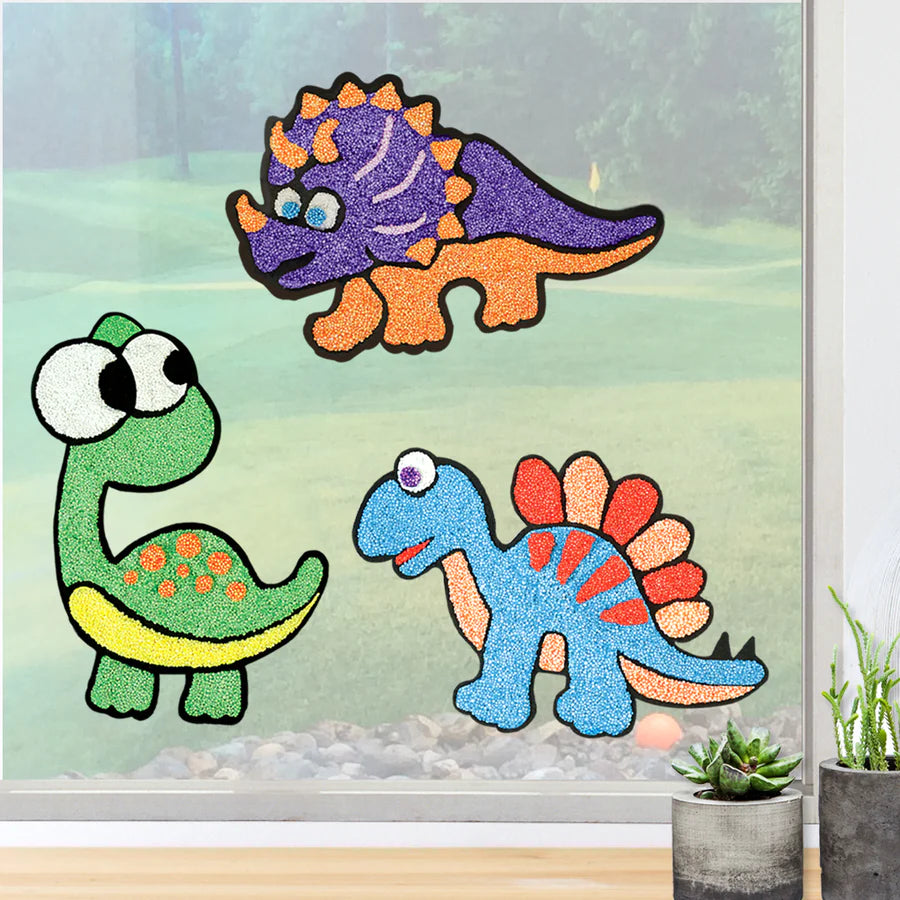 Clay Stickers - Dino Pals (DIY Craft Kit)