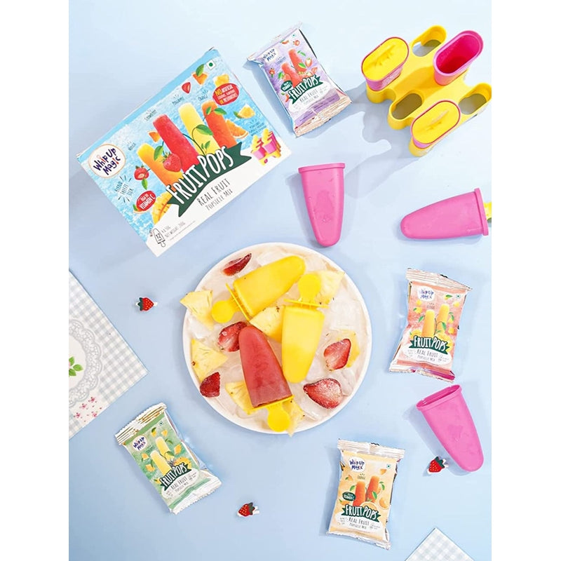 Real Fruit Power Popsicle Mix (4 Flavors - Mango, Strawberry, Pineapple, Orange)