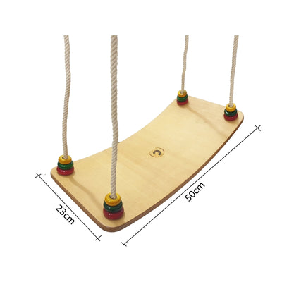 Curved Wooden Board Swing