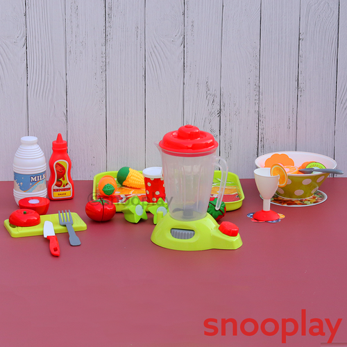 Cutlery Play Set with Blender & Kitchen Accessories (3-8 Years)